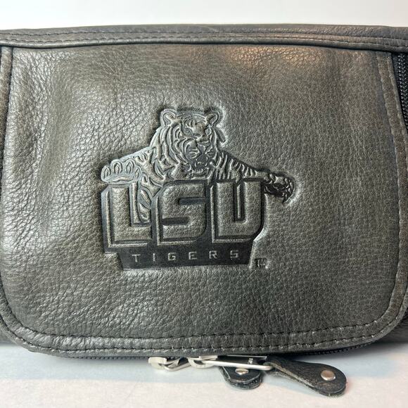 Canyon Outback Leather Louisiana State University LSU Toiletry Bag - Picture 2 of 11